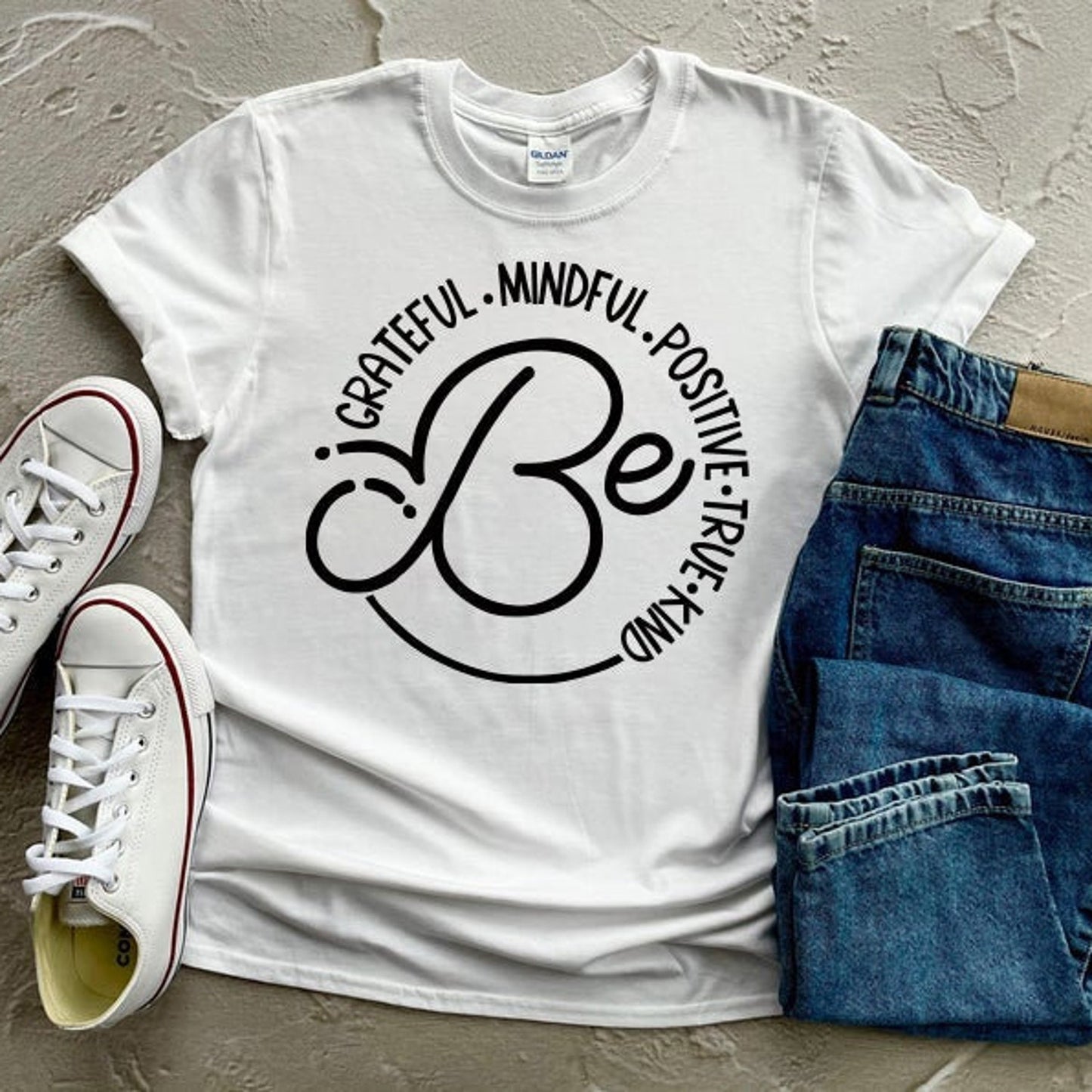 Be Kind Be Mindful Shirt, Self Care Gift, Self Love, Inspirational Motivational tshirts for Women, Kindness Grateful Positive Quotes