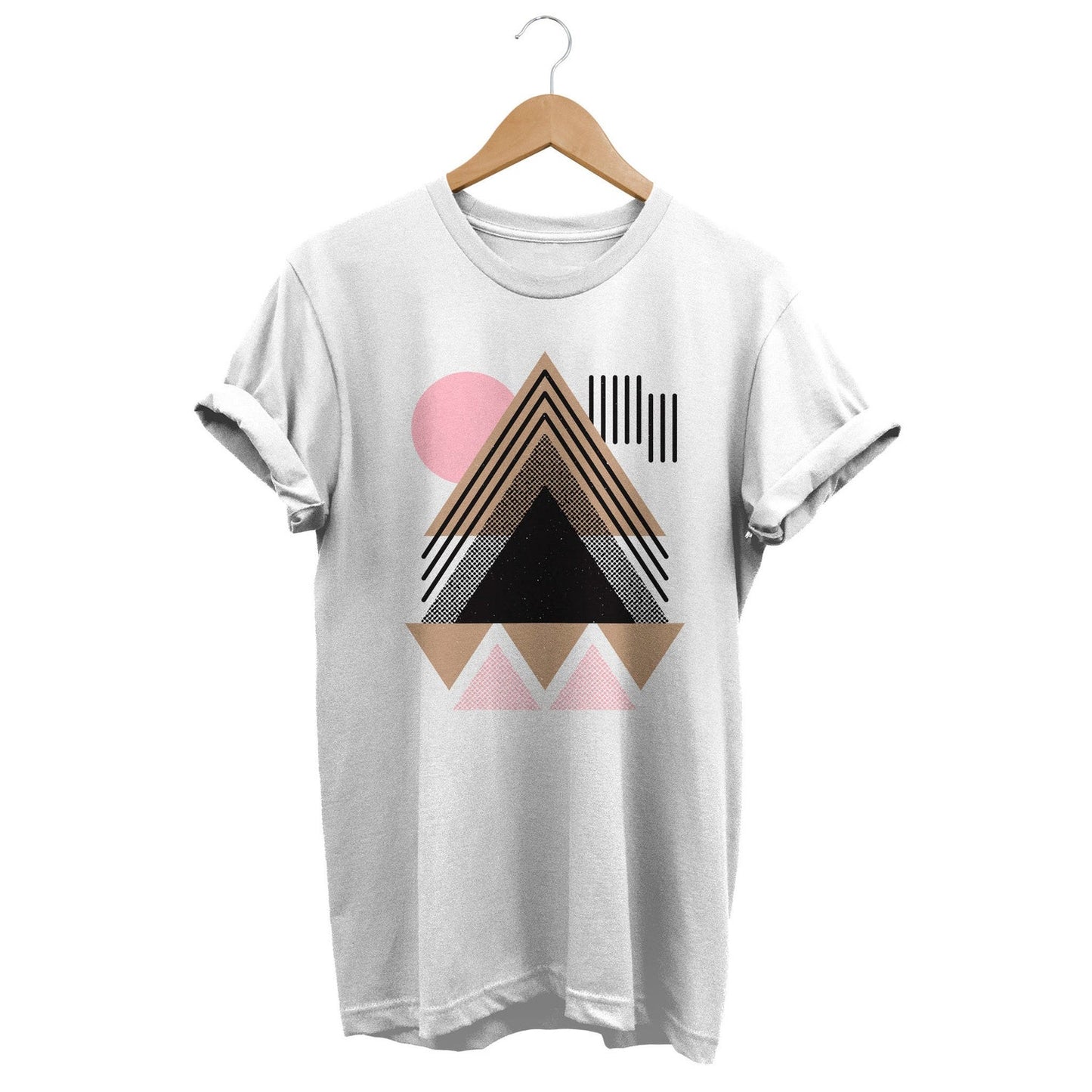 Abstract Geometric T-Shirt: Modern Art Graphic Tee
