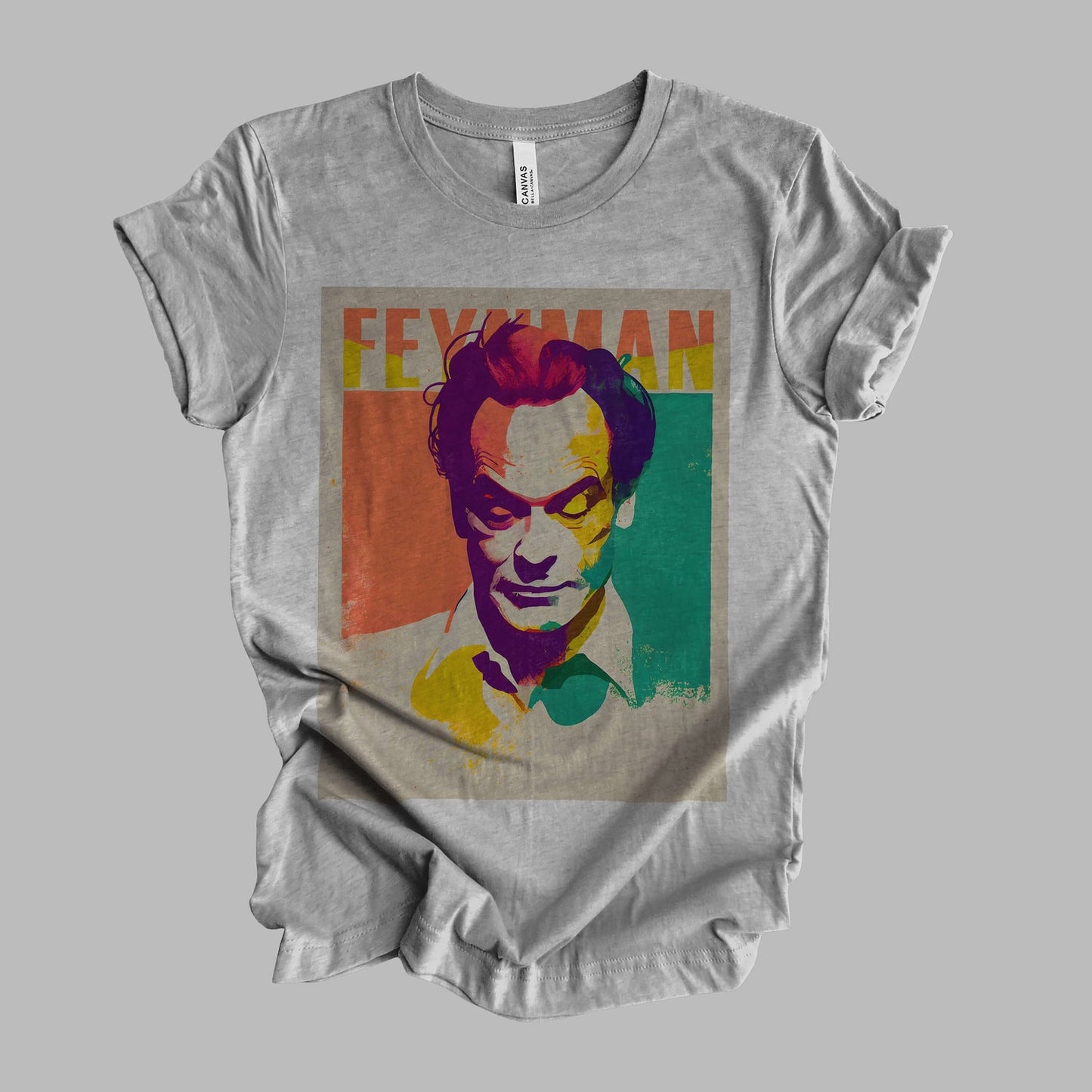 Richard Feynman Retro Minimalist T-Shirt, Science Physics Gift Unisex Tshirt Shirt