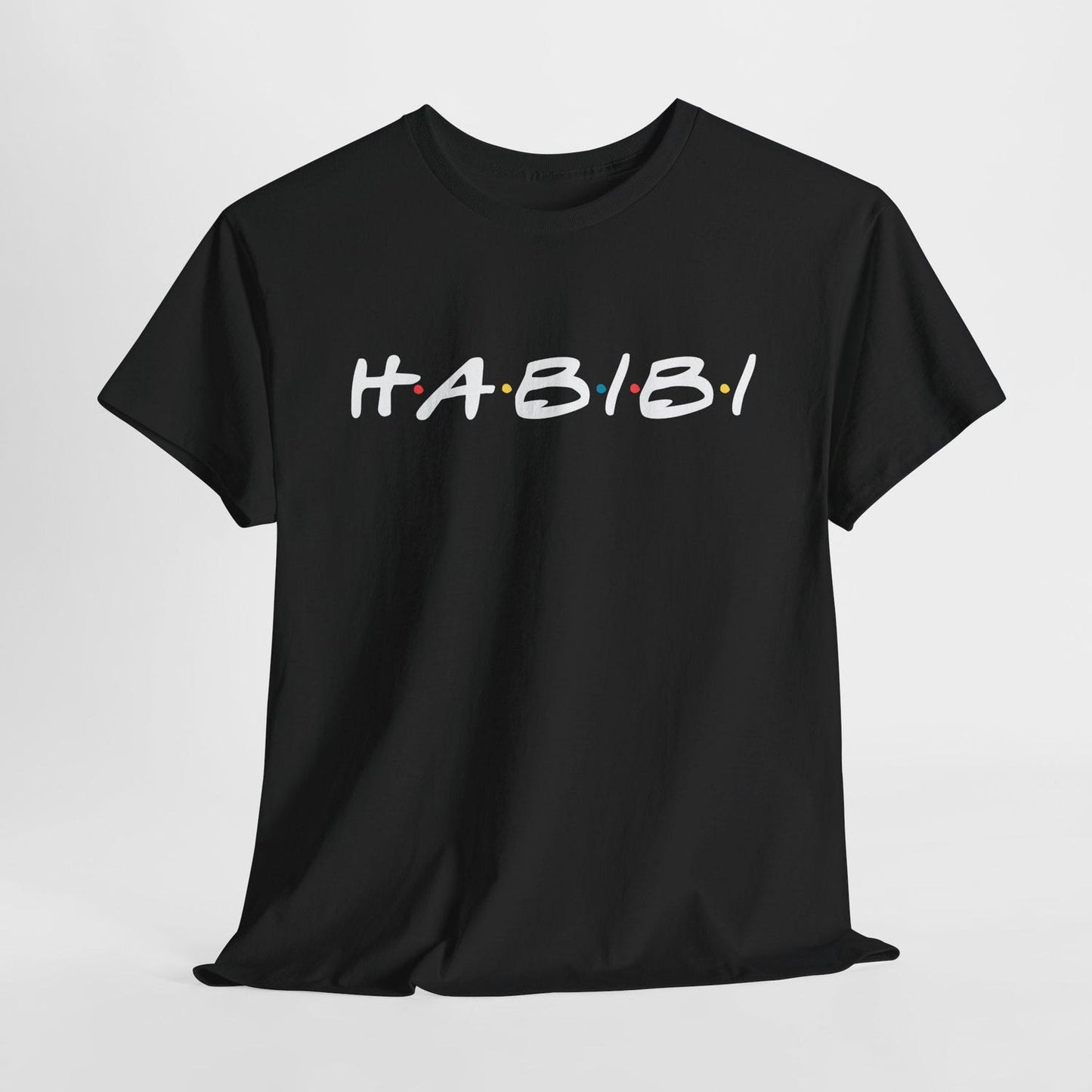 Casual Unisex Tee, Habibi Graphic T-Shirt, Trendy Eid Ramadan Gift, Perfect Birthdays Summer Vibes Arab Love