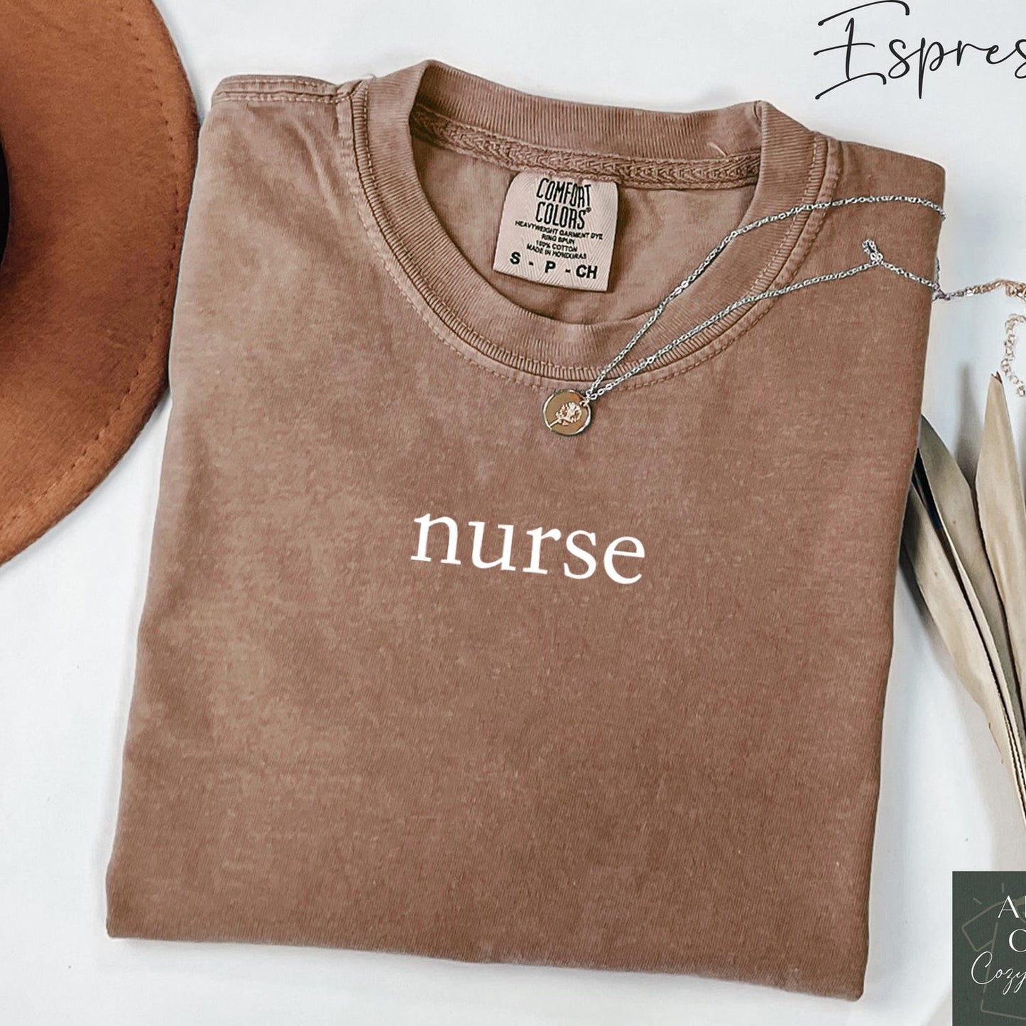 Comfort Colors® Nurse Shirt, Cute Medical Worker Tee, RN Life T-Shirt, Trendy Nurse Gift, Minimal Healthcare Graphic Tee