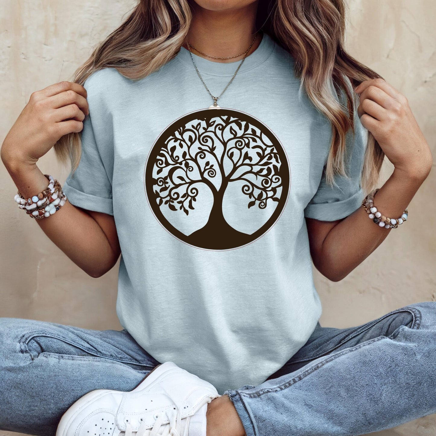 Tree of Life Unisex Tee - Nature-Inspired T-Shirt, Eco-Friendly Wear, Gift for Nature Lovers, Casual Style, Tree Art Shirt