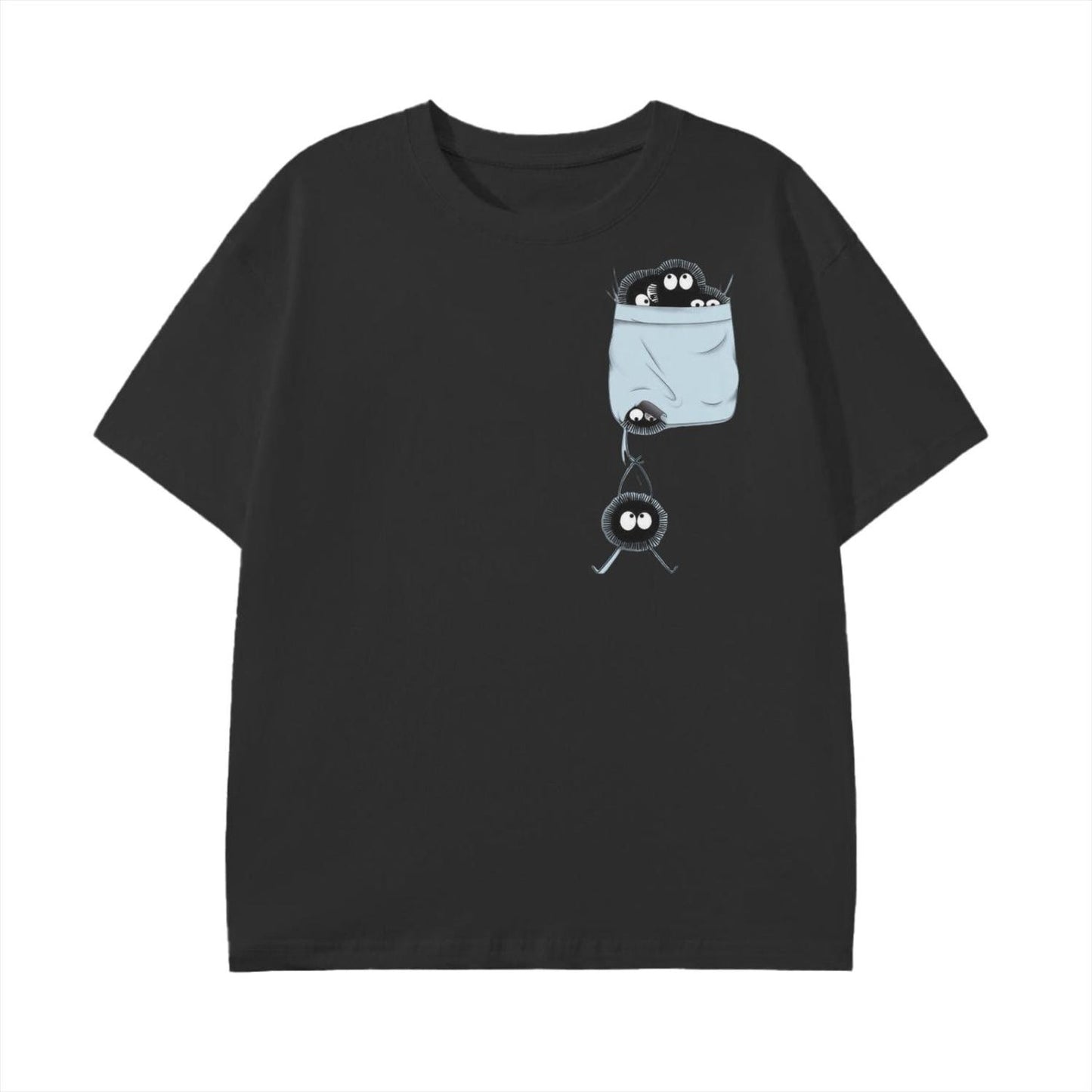 Pocket Graphic T-Shirt: Minimalist Unisex Cotton Tee