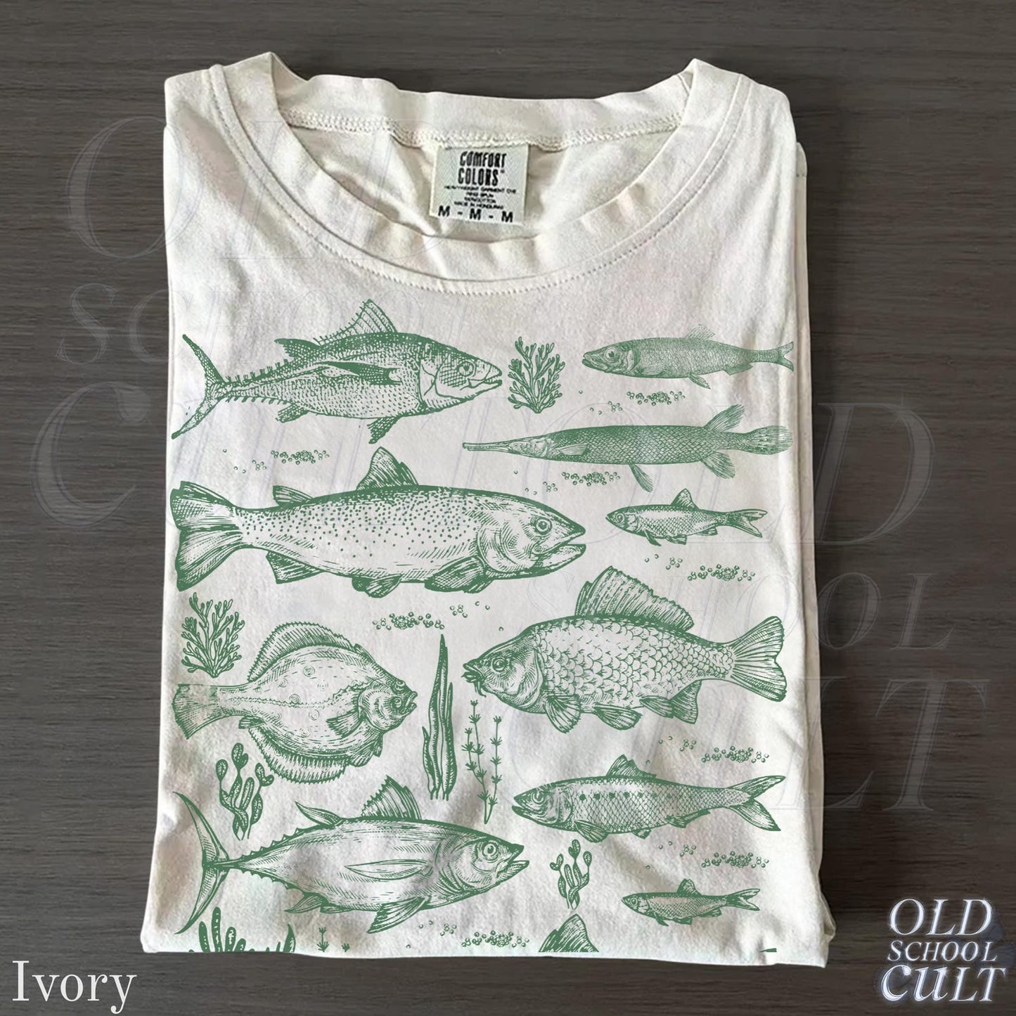 Vintage Fish Tattoo Style T-Shirt, Retro Fisher Shirt, Fish Shirt For Men, Bass T Shirt, Fisher Tee, Bass Lovers, Fisher Gifts, Ocean Shirt