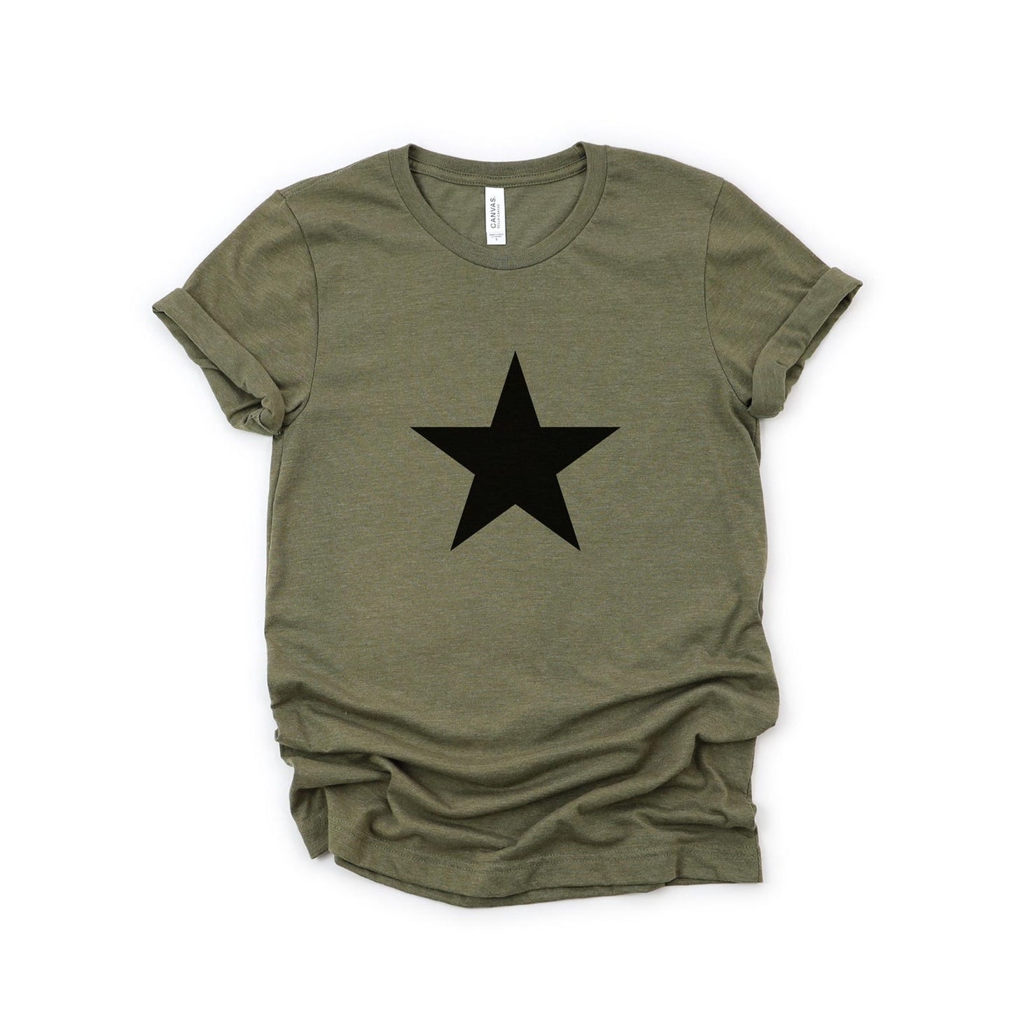Black Star Shirt Minimalist T-shirt Geometric Art Tee