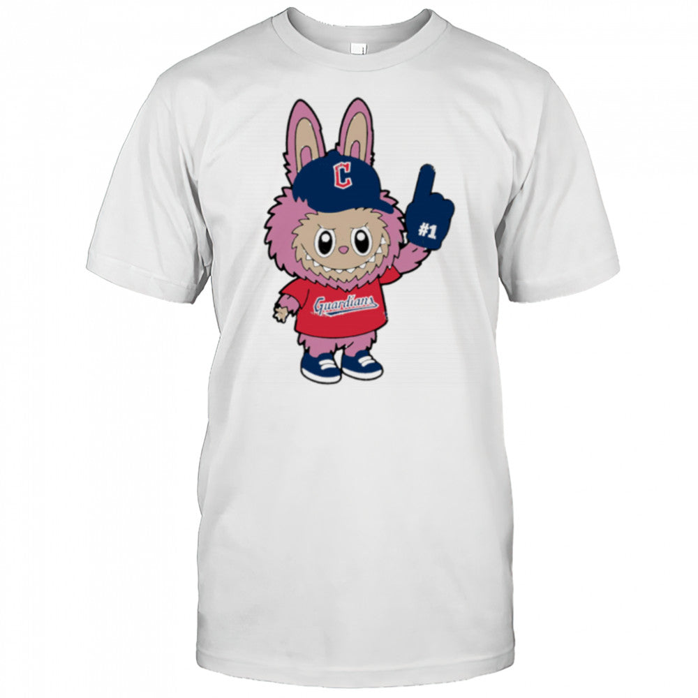 Pink Labubu Cleveland Guardians Labubu MLB Baseball shirt