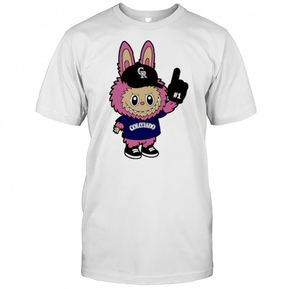 Pink Labubu Colorado Rockies Labubu MLB Baseball shirt