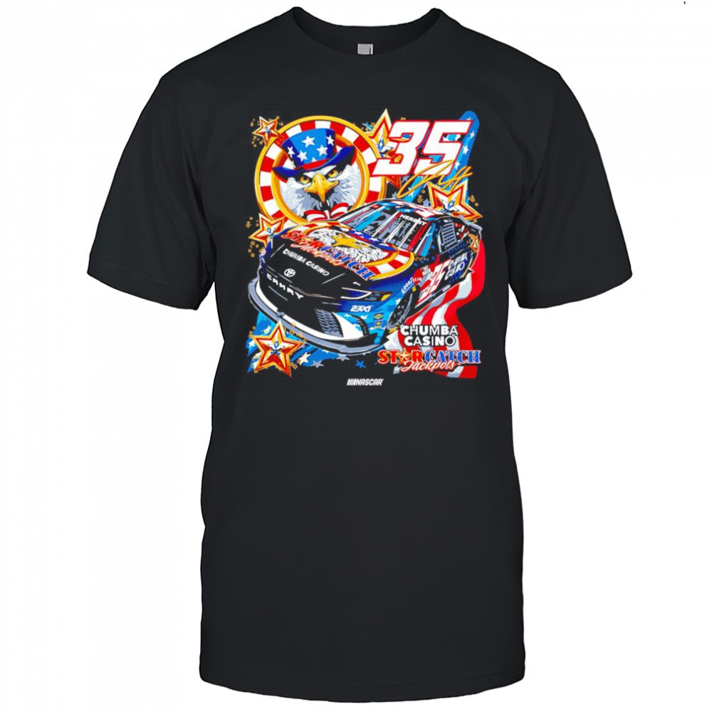 Riley Herbst 23XI Racing Chumba Casino graphic shirt