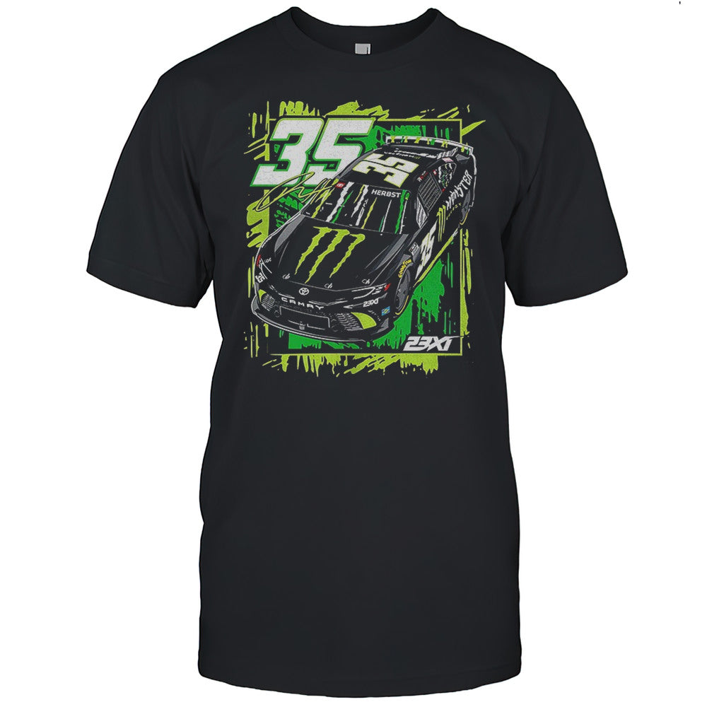 Riley Herbst Monster Energy Car Number 35 23XI Toyota Camry Shirt
