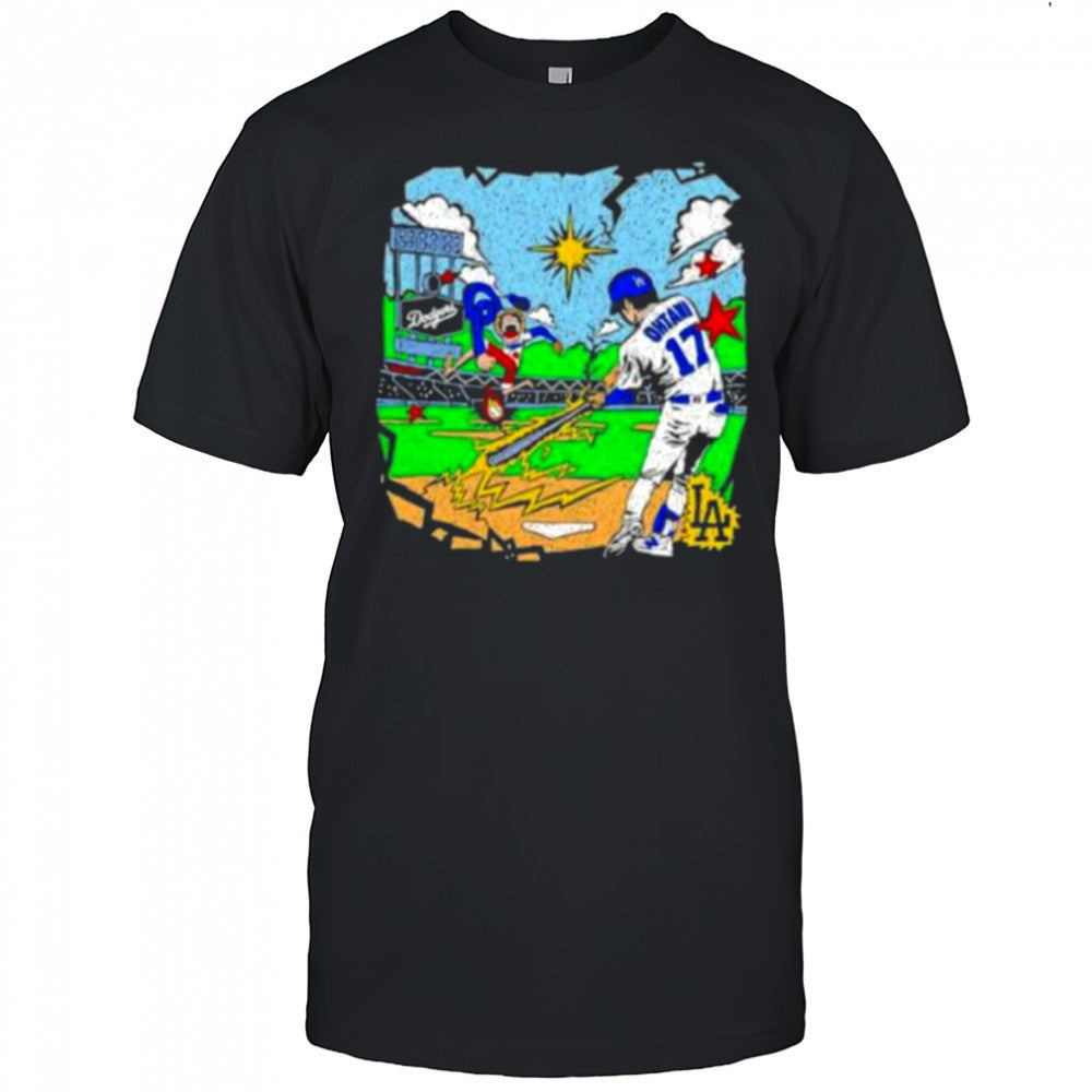 Shohei Ohtani x Monkey D. Luffy One Piece shirt