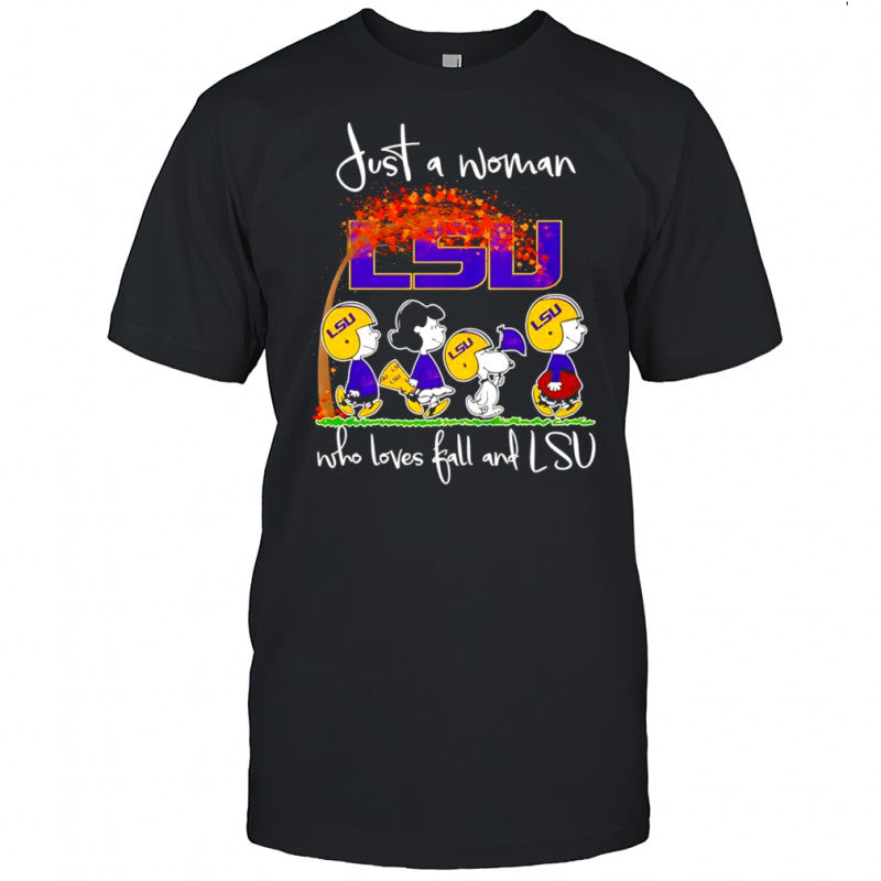 Snoopy and friend LSU Tigers football who lover fall and LSU shirt