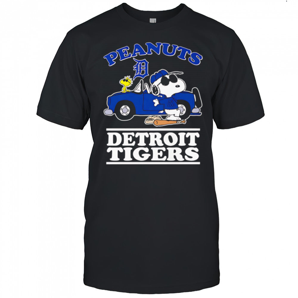 Snoopy and Woodstock Peanuts Detroit Tigers shirt
