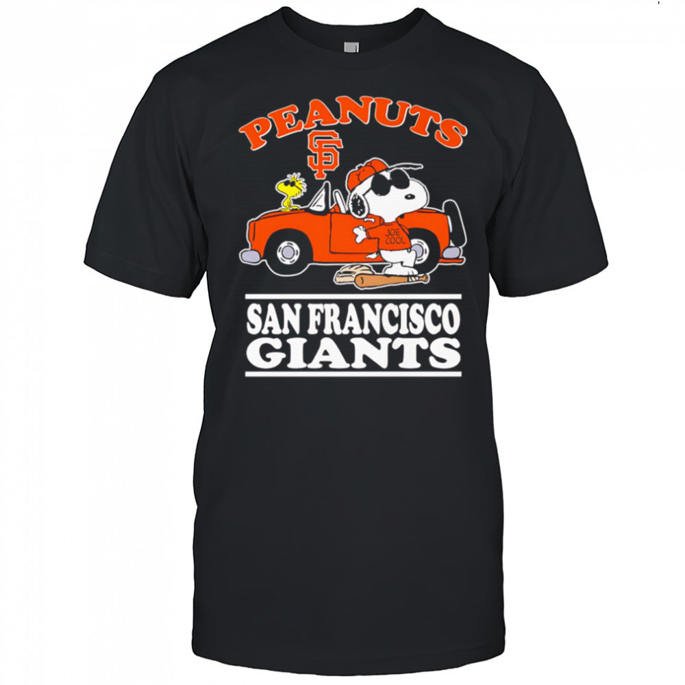 Snoopy and Woodstock Peanuts San Francisco Giants shirt