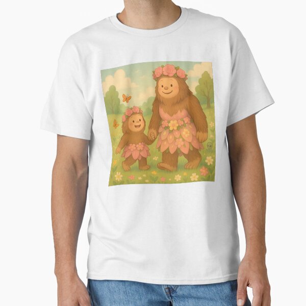 Bigfoot Blossoms: A Mother’s Day Walk Classic T-Shirt for Sale by TommyD-Engineer