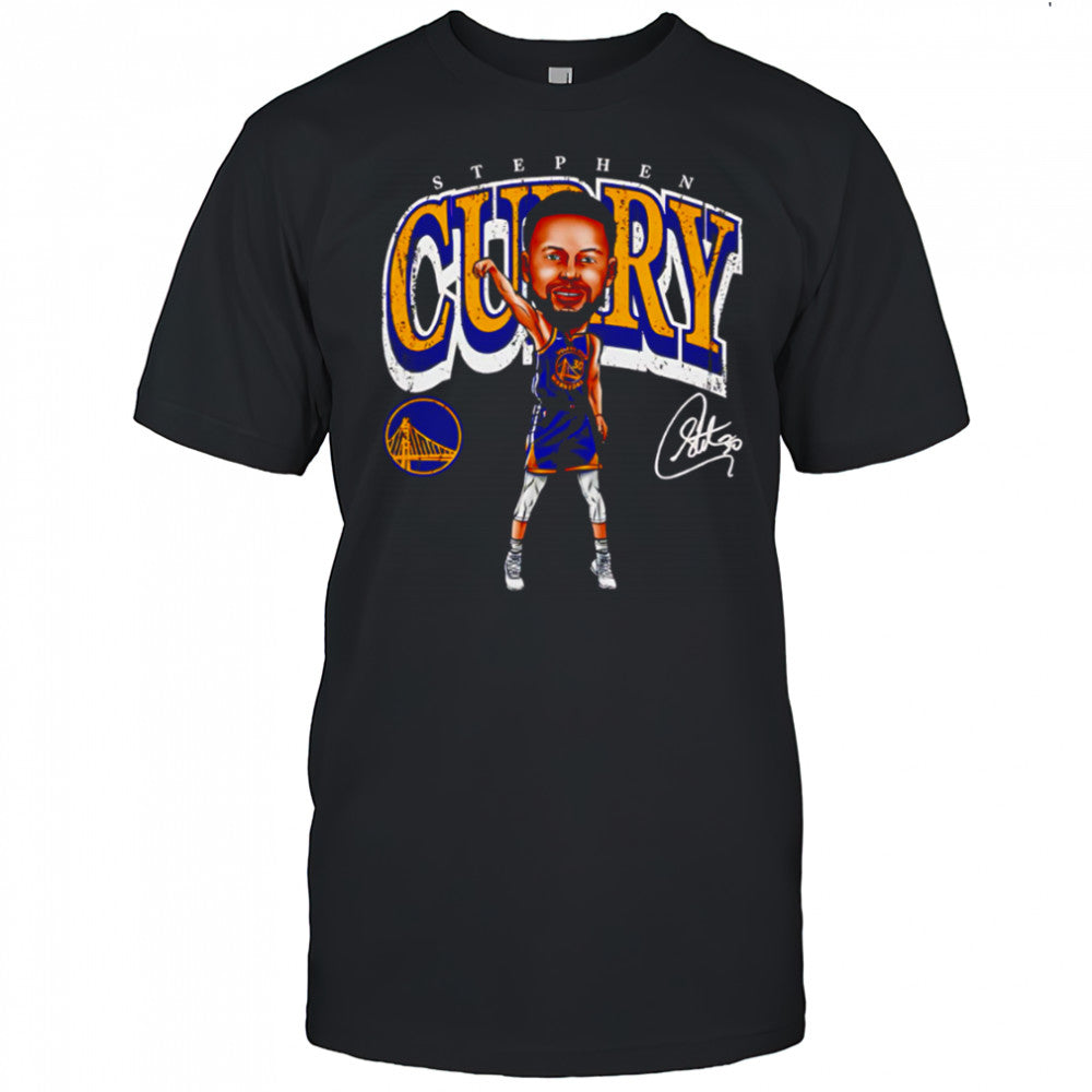 Steph Curry Golden State Warriors Cartoon signature shirt