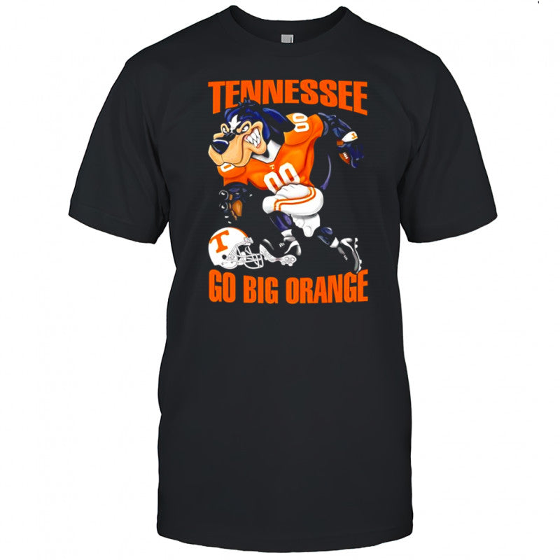 Tennessee Volunteers football go big orange mascot helmet shirt