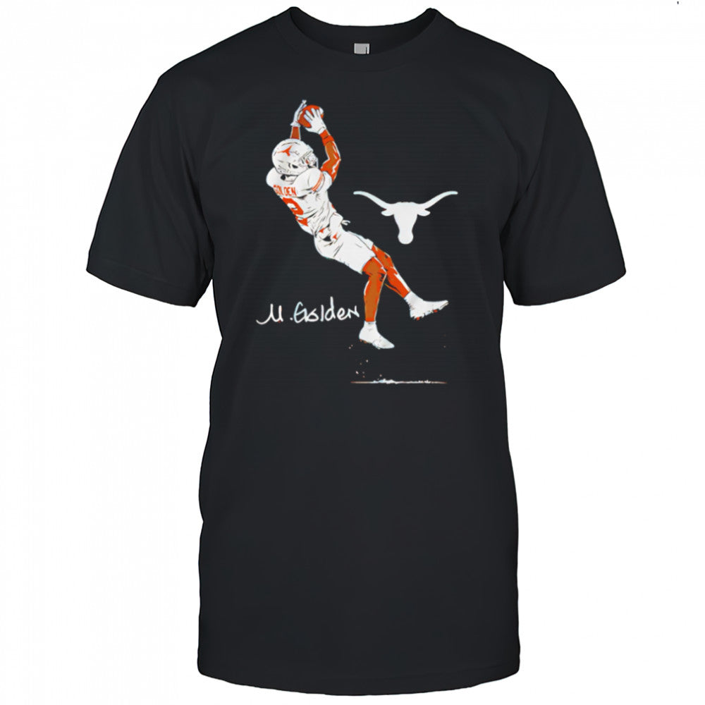 Texas Football Matthew Golden Superstar Pose signature shirt