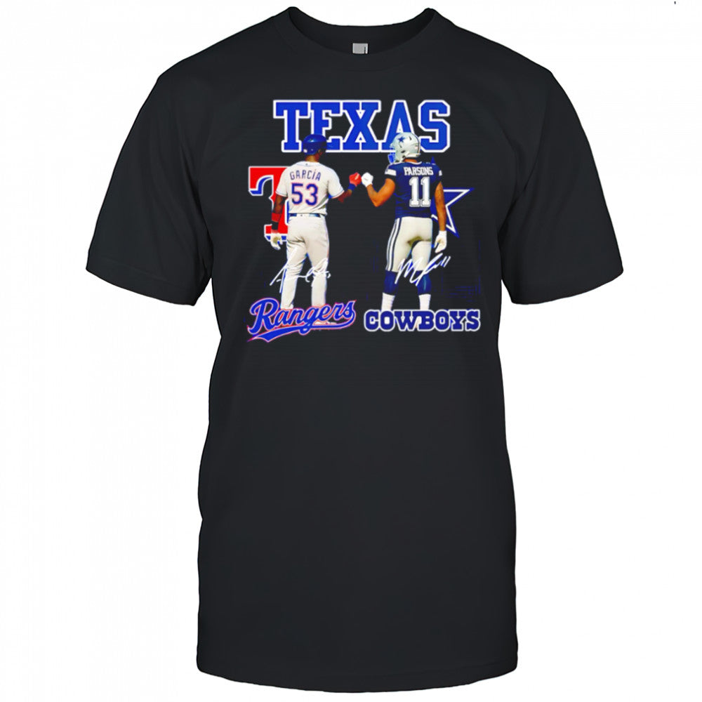 Texas Rangers Adolis García and Cowboys Micah Parsons shirt