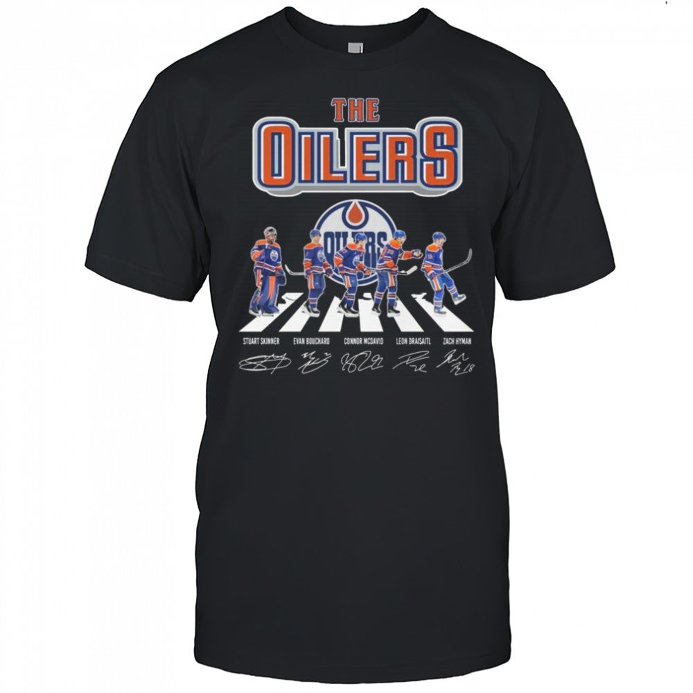The Edmonton Oilers Signatures Walking 2025 Shirt