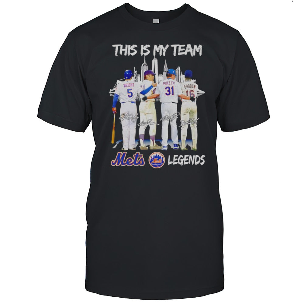 This Is My Team Mets Legends Signature Shirt