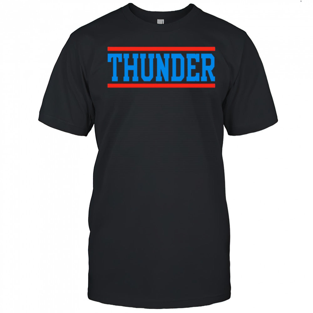 Thunder horizontal lines shirt
