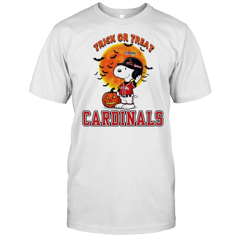 Trick or Treat St. Louis Cardinals Snoopy Halloween shirt