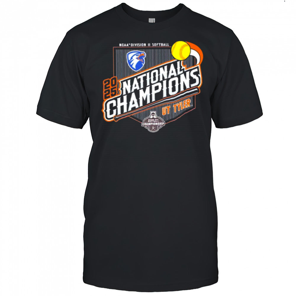 UT Tyler NCAA II Softball National Champions 2025 shirt