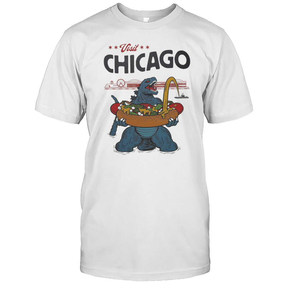 Visit Chicago Godzilla Shirt