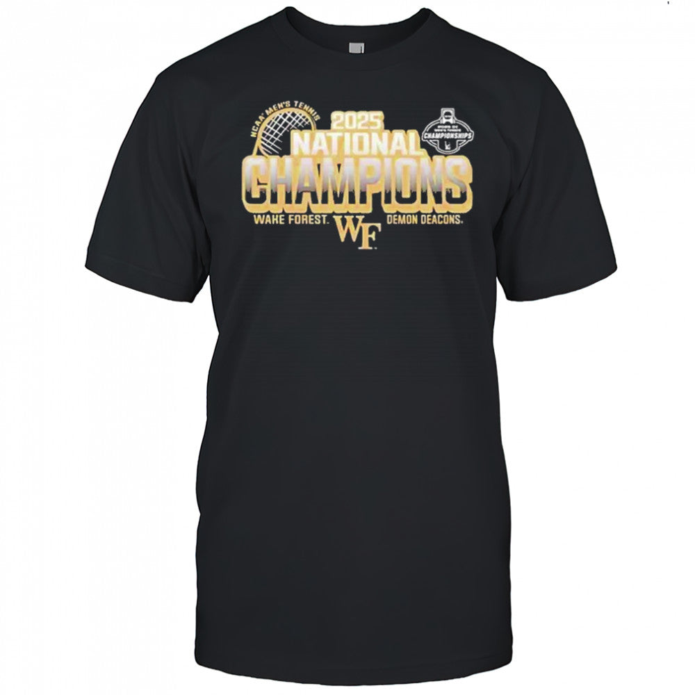 Wake Forest Demon Deacons NCAA Division I Men’s Tennis 2025 National Champions shirt