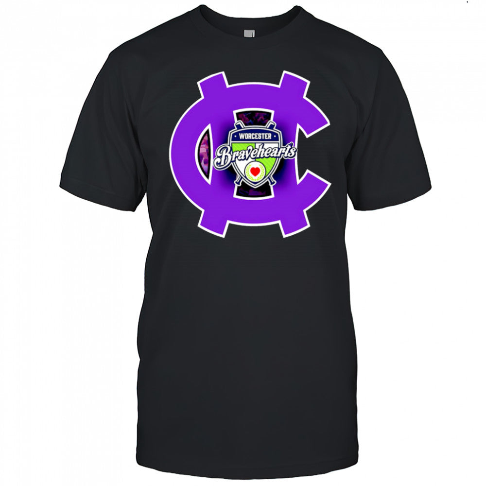 Worcester Bravehearts logo shirt