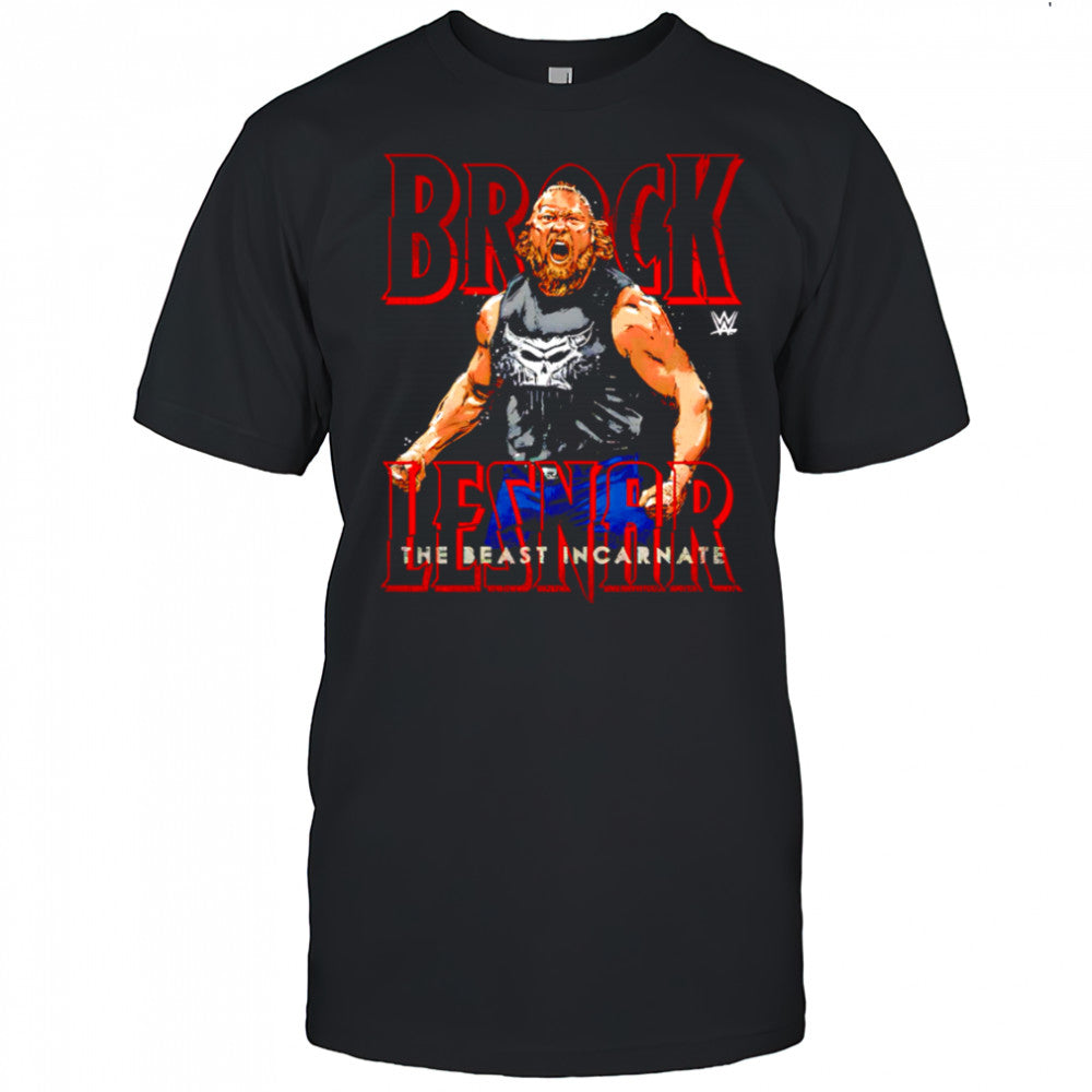 WWE Brock Lesnar The Beast Incarnate Taunt design style shirt
