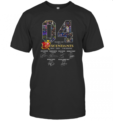 04 Years Of Descendants 2015 2019 3 Seasons Signature T Shirt