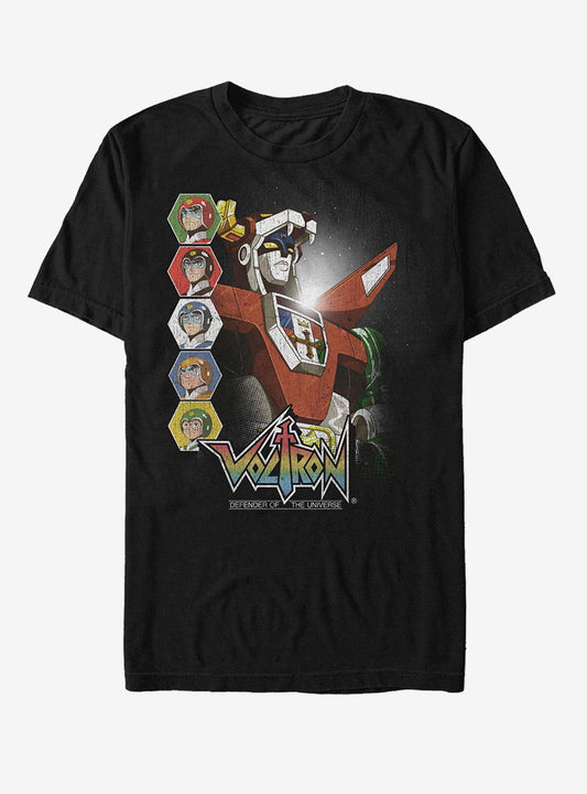 Voltron Character Panels T-Shirt
