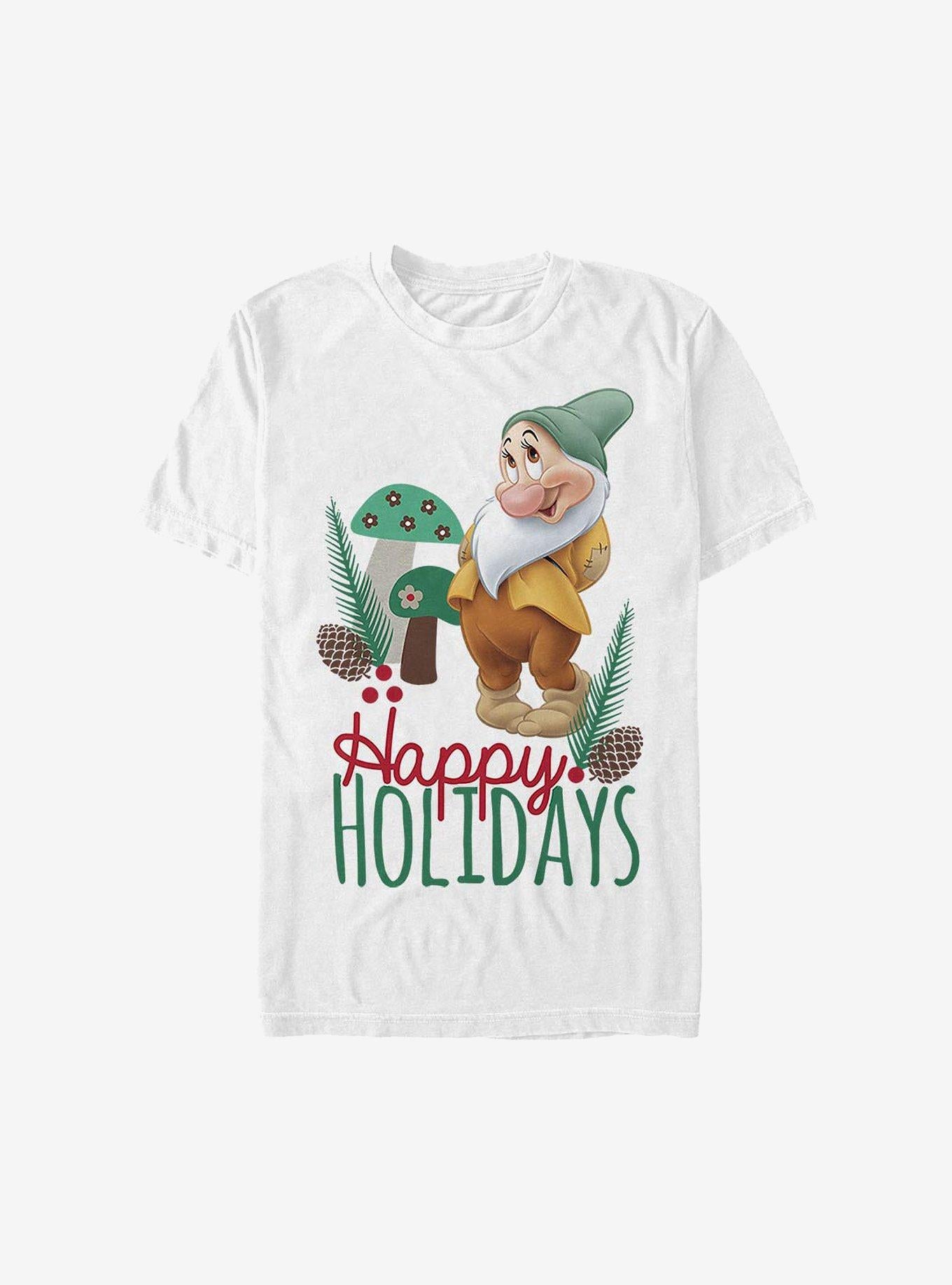 Disney Snow White Bashful Christmas T-Shirt T-Shirt | Exclusive Art Design | Must-Have Style