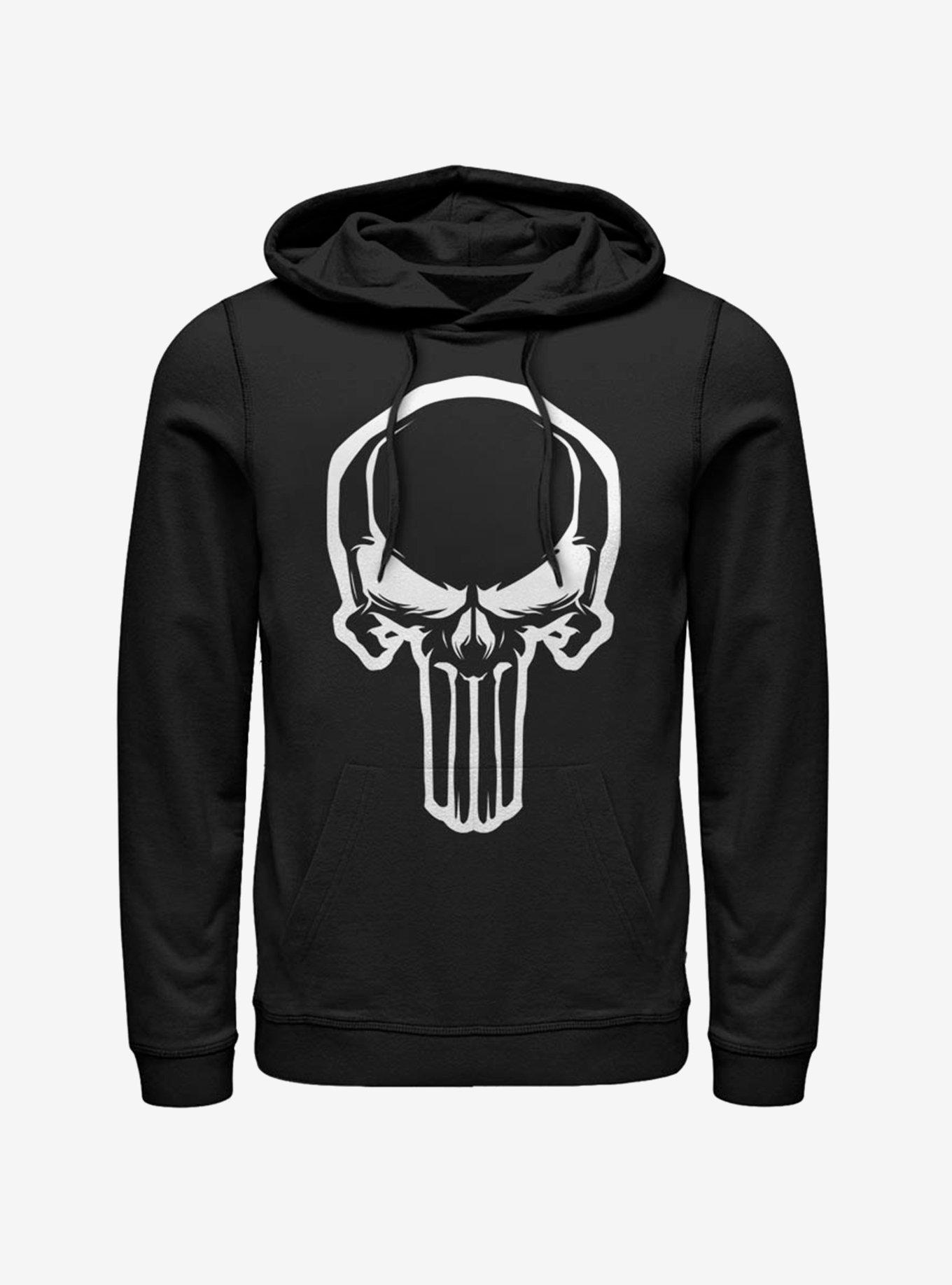 Marvel Punisher Skull Outline Hoodie