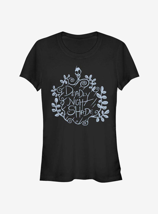 Disney The Nightmare Before Christmas Deadly Night Shade Classic Girls T-Shirt T-Shirt | Streetwear Vibe | Trending Now