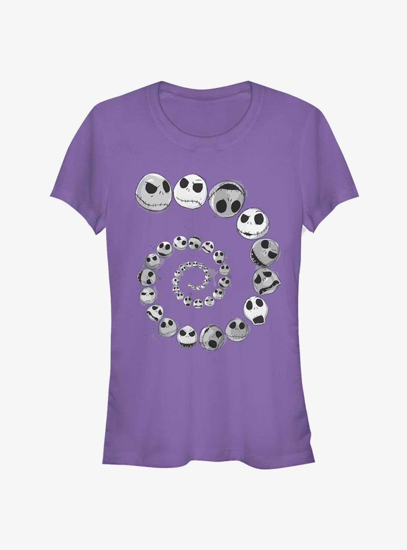 Disney The Nightmare Before Christmas Jack Skellington Spiral Classic Girls T-Shirt T-Shirt | Streetwear Vibe | Trending Now
