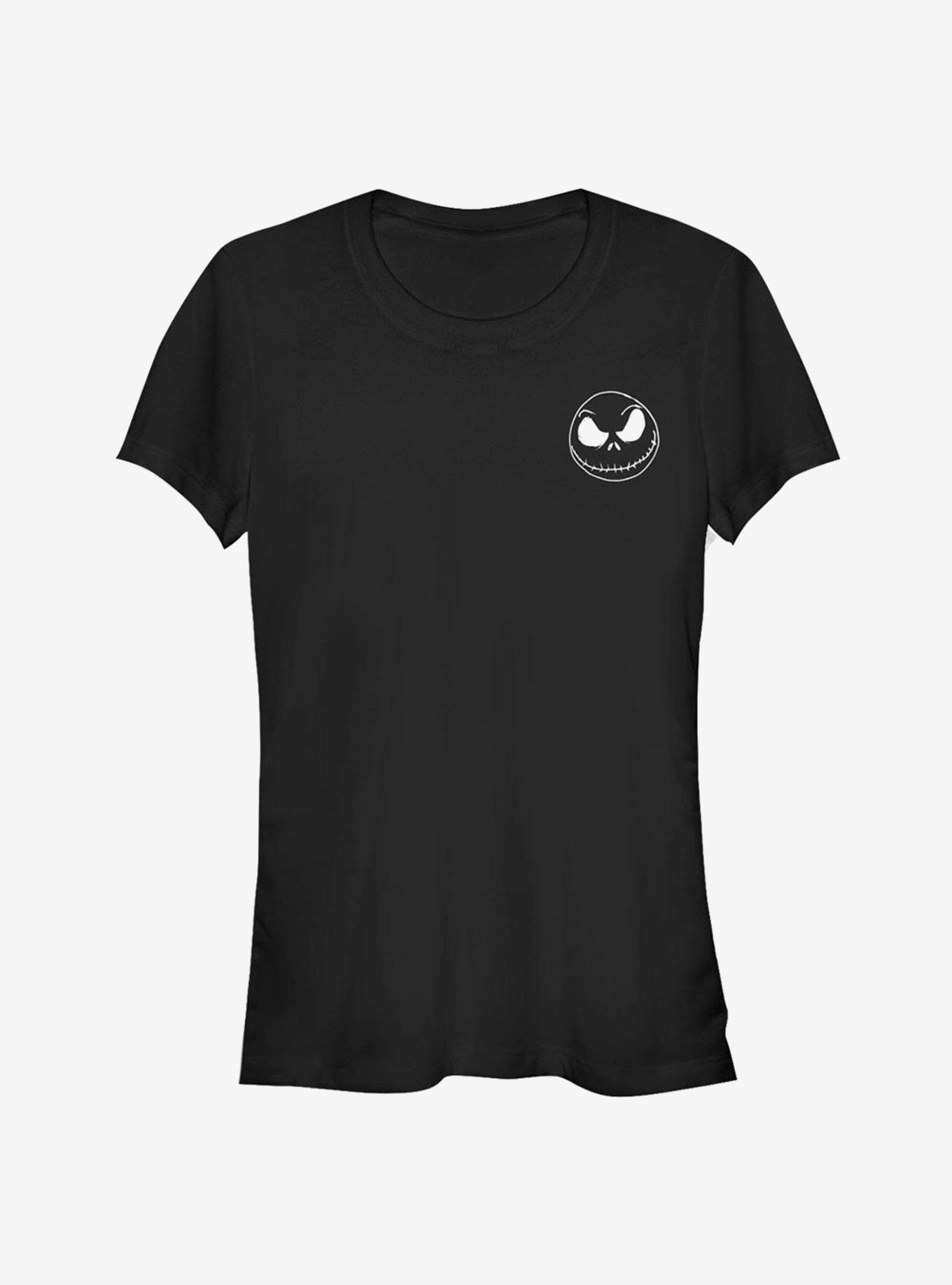 Disney The Nightmare Before Christmas Jack Skellington Pocket Classic Girls T-Shirt T-Shirt | Premium Graphic | Great Gift Idea