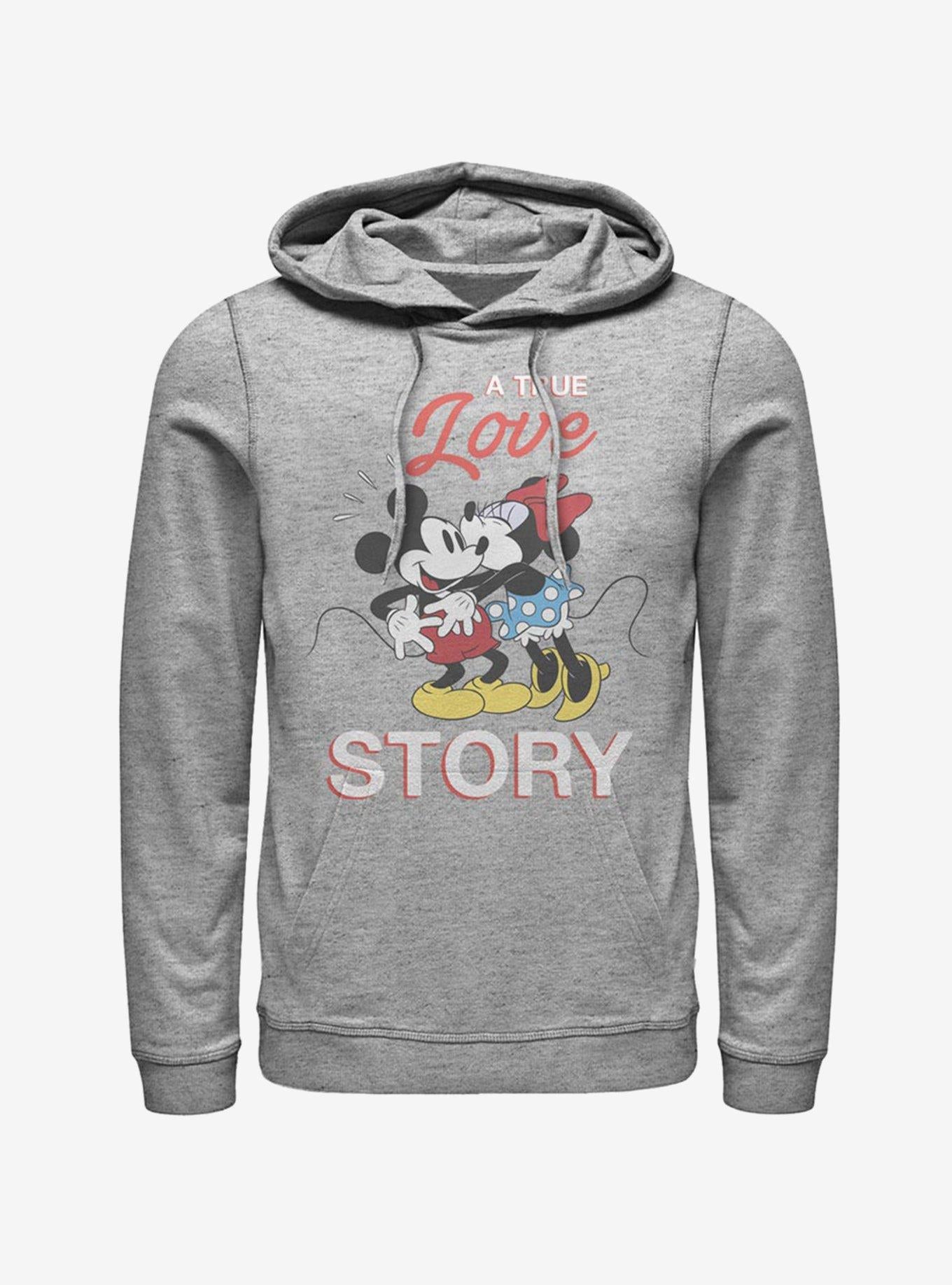Disney Mickey Mouse & Minnie Mouse True Love Story Hoodie
