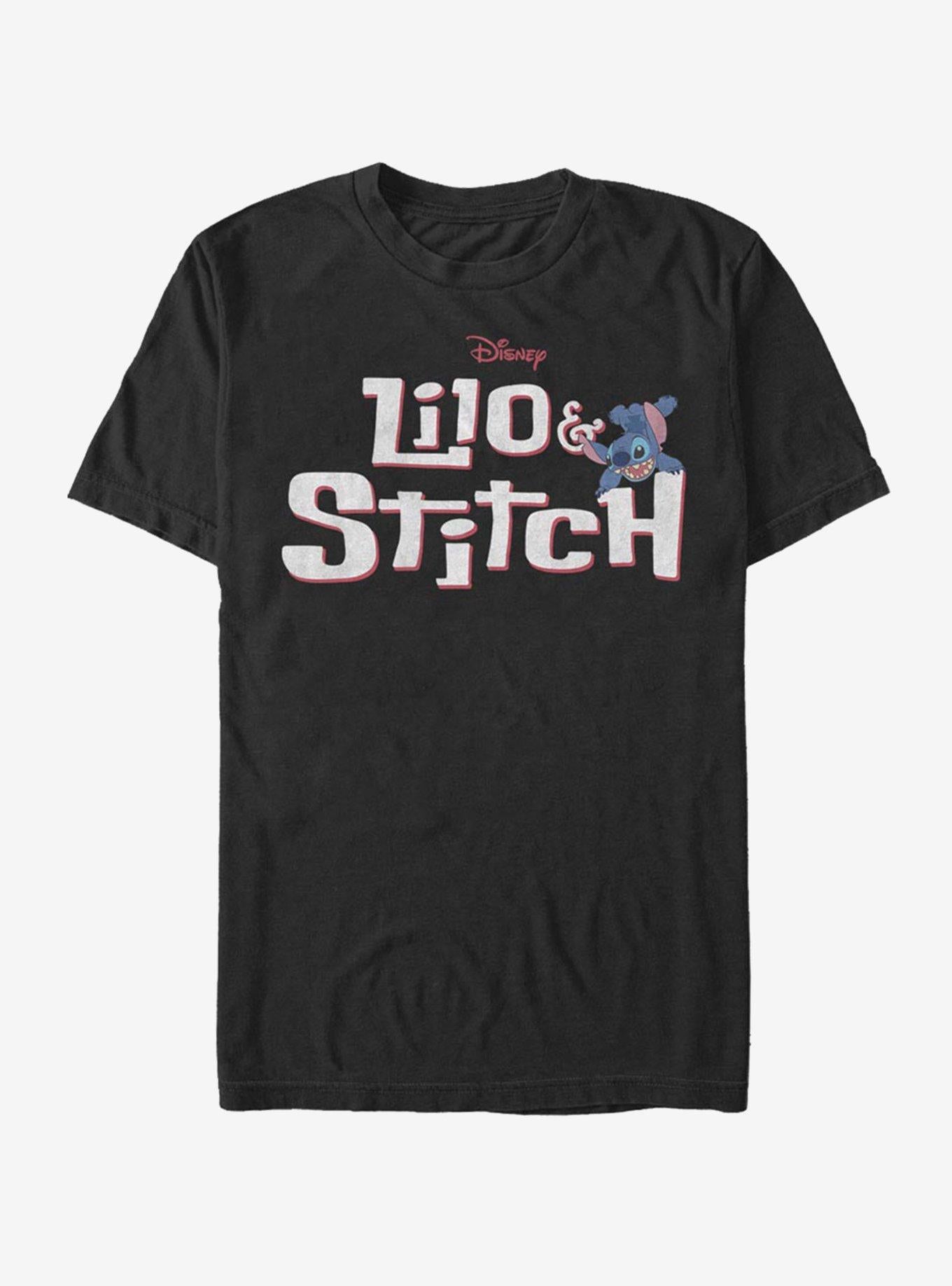 Disney Lilo Stitch Stitch With Logo T-Shirt T-Shirt | High-Quality Print | Must-Have Style