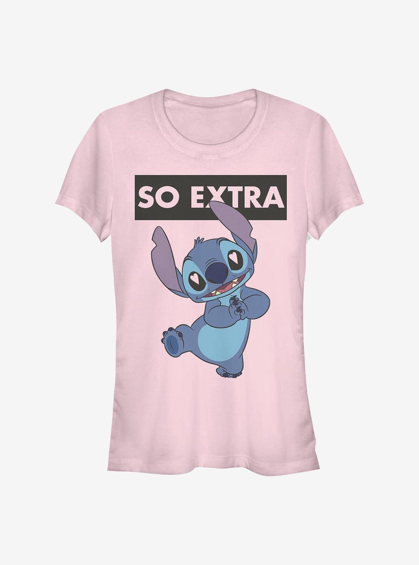 Disney Lilo Stitch So Extra Girls T-Shirt T-Shirt | High-Quality Print | Perfect For Daily Wear