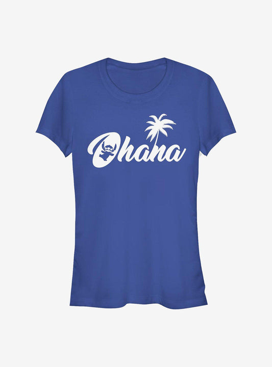 Disney Lilo Stitch Sillhouette Ohana Girls T-Shirt T-Shirt | Bold Graphic Edition | Must-Have Style