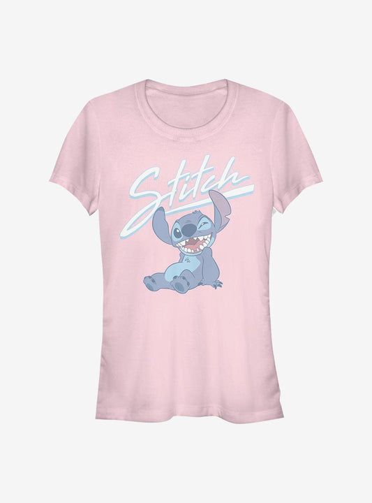 Disney Lilo Stitch Wink Girls T-Shirt T-Shirt | Exclusive Edition | Perfect For Daily Wear