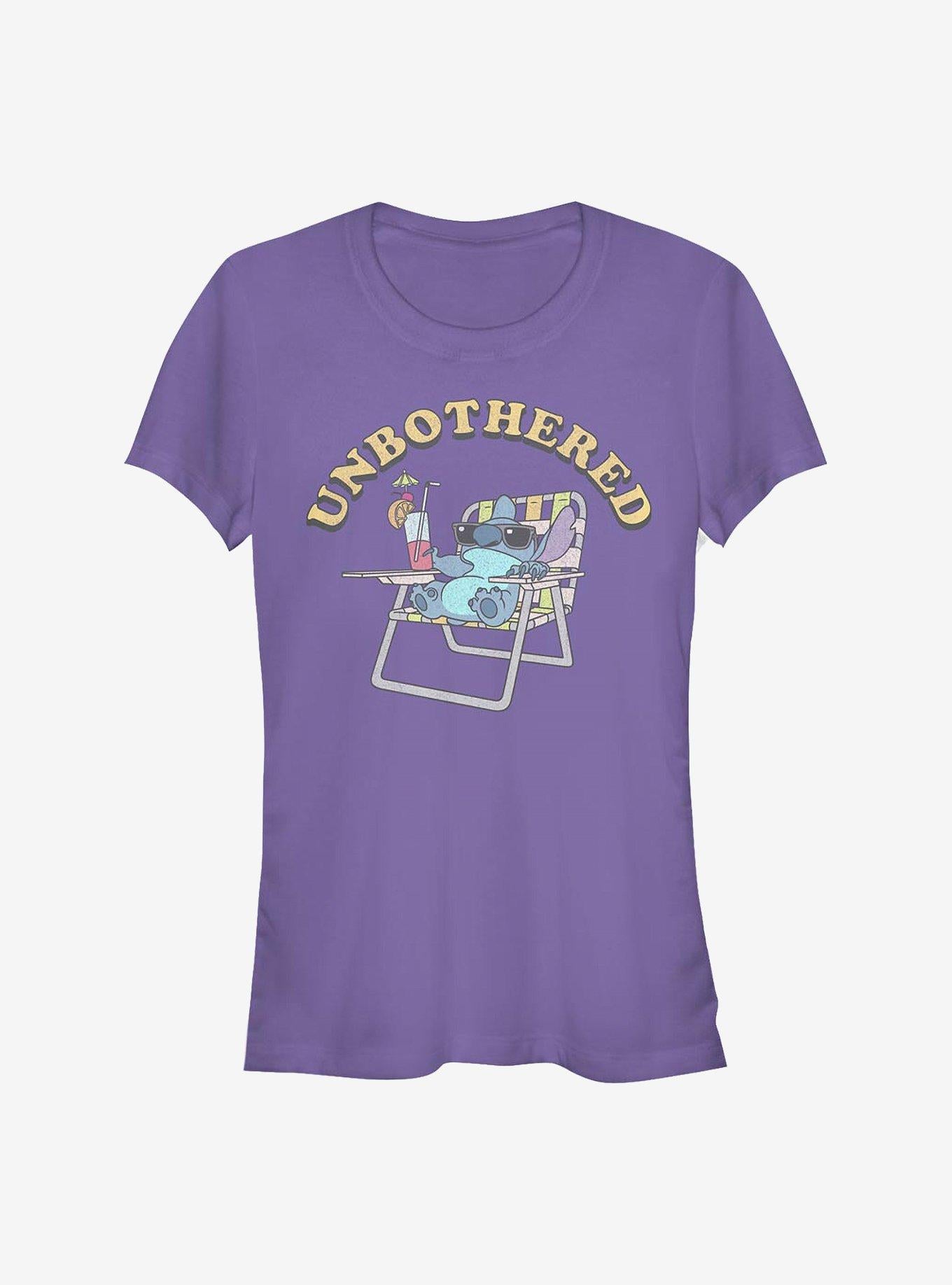 Disney Lilo Stitch Unbothered Girls T-Shirt T-Shirt | High-Quality Print | Trending Now
