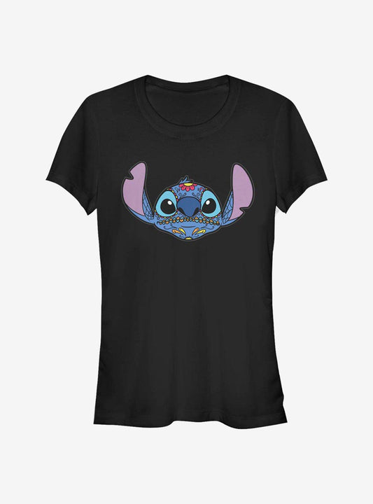 Disney Lilo Stitch Sugar Skull Stitch Girls T-Shirt T-Shirt | Best-Selling Design | Must-Have Style