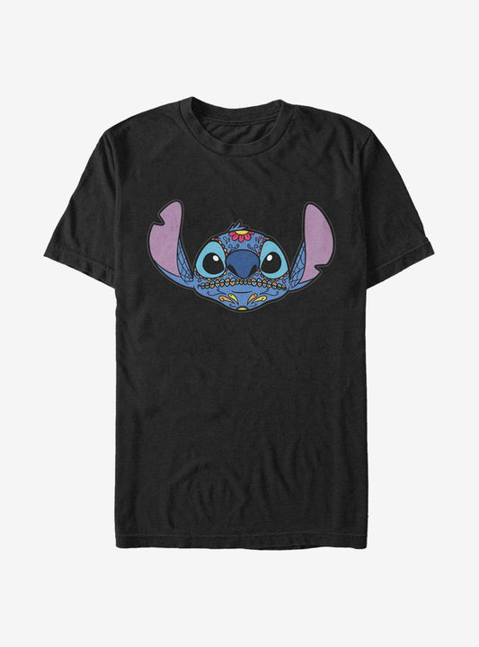 Disney Lilo Stitch Sugar Skull Stitch T-Shirt T-Shirt | Top Trending Artwork | High Demand Item
