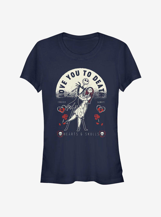 Disney The Nightmare Before Christmas To Death Girls T-Shirt T-Shirt | High-Quality Print | Must-Have Style