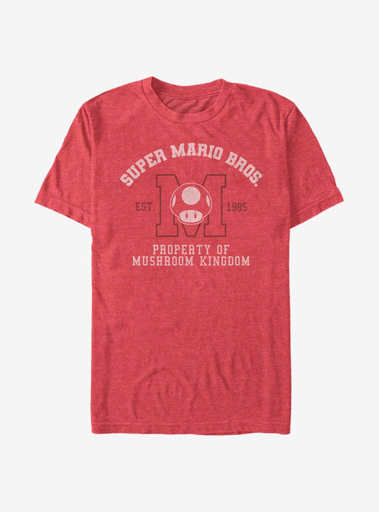 Super Mario Collegiate Mario T-Shirt