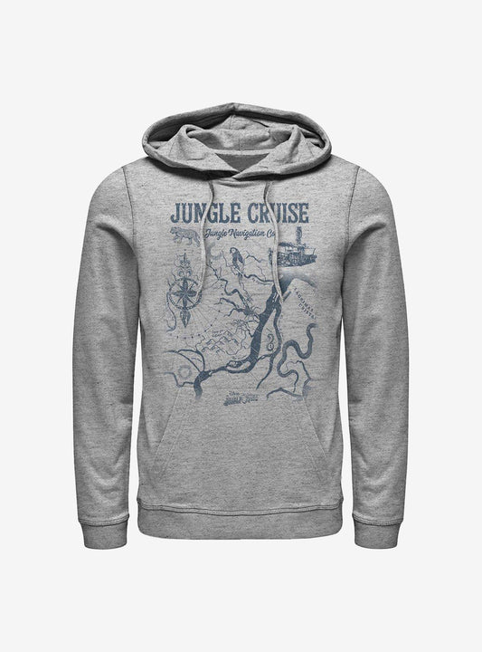 Disney Jungle Cruise Jungle Map Hoodie