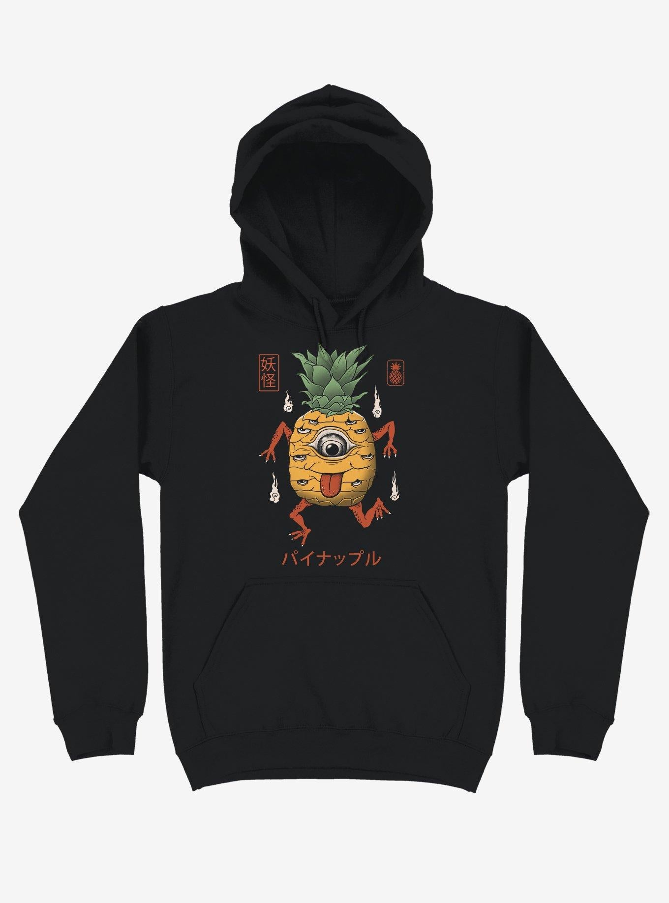 Yokai Pineapple Black Hoodie